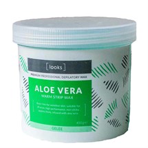 Looks Warm Strip Wax 450g - Aloe Vera (Gelee)