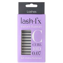 Lash FX C Curl 10D Russian Lashes - Extra Fine (0.07) 13mm