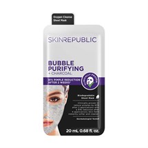 Skin Republic Bubble Purifying & Charcoal Face Sheet Mask