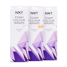 NXT Foam Colour Wraps 30cm - Silver (200 sheets)