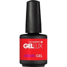 Salon System Gellux 15ml - Blazing Neons Red Hot Crimson