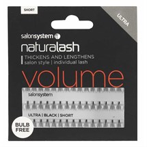 Salon System Naturalash Individual Lashes Ultra Black - Short (Volume)