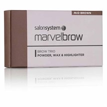 Salon System Marvelbrow Brow Trio - Mid Brown