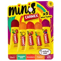 Carmex Fruit Mini Tubes 5pk