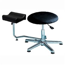 HOF Skinmate Gas Lift Pedicure Stool Black