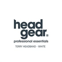 Head-Gear Terry Headband - White