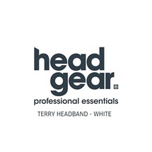 Head-Gear Terry Headband - White