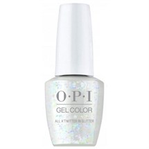 OPI GEL SHINE BRIGHT ALL A'TWITTER IN GLITTER 15ML - Original Formulation