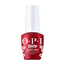 OPI x M&M's Gelcolor HEMA-Free 15ml - Red-iculously Sweet