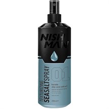 Nishman Sea Salt Spray 200ml - 01 Keratin & Aloe Vera