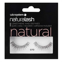 Salon System Naturalash Strip Lashes - 070 Black (Natural)