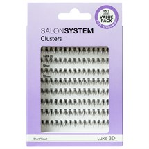 Salon System Cluster Lashes Luxe 3D Extra Value Pack - Short