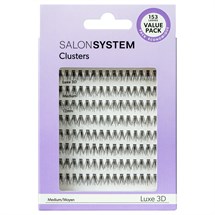 Salon System Cluster Lashes Luxe 3D Extra Value Pack - Medium