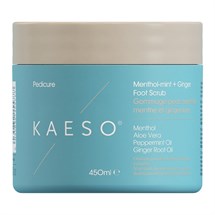 Kaeso Pedicure Menthol-Mint + Ginger Foot Scrub 450ml