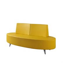 Salon Ambience B-side Two Seater Sofa C Shape