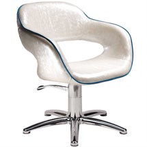 Salon Ambience Vanessa Hydraulic Chair [non-lockable, hydraulic pump] + Five Star Base
