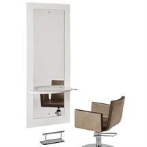 Luca Rossini Melodia Styling Unit + Footrest - White