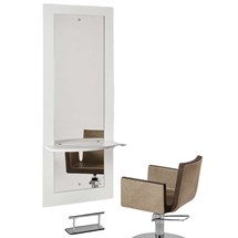 Luca Rossini Melodia Styling Unit + Footrest - White