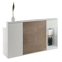 Salon Ambience Impact White Ash Reception Desk