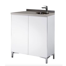 Salon Ambience Wall System Steel Basin Cabinet