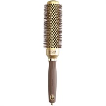 Olivia Garden Expert Blowout Speed Wavy Bristles Gold & Brown 35mm