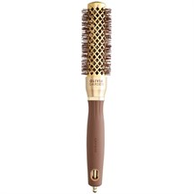 Olivia Garden Expert Blowout Shine Wavy Bristles Gold & Brown 25mm