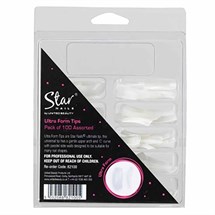 Star Nails Ultra Form Tips Pk100 Assorted