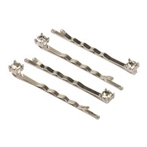 Scunci Style Clear Diamante Bobby Pins 2pk