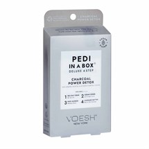 Voesh 4 Step Pedi In A Box - Charcoal Power Detox