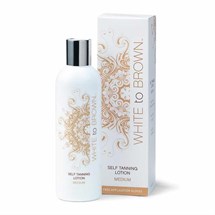 WHITE to BROWN Self Tanning Lotion 250ml - Medium