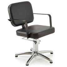 REM Nero Styling Chair - Black - Black Base
