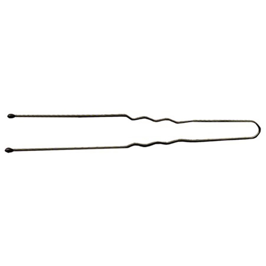 Lj Professional Hairpins Brown Fine Waved 2 Inch Pins Grips