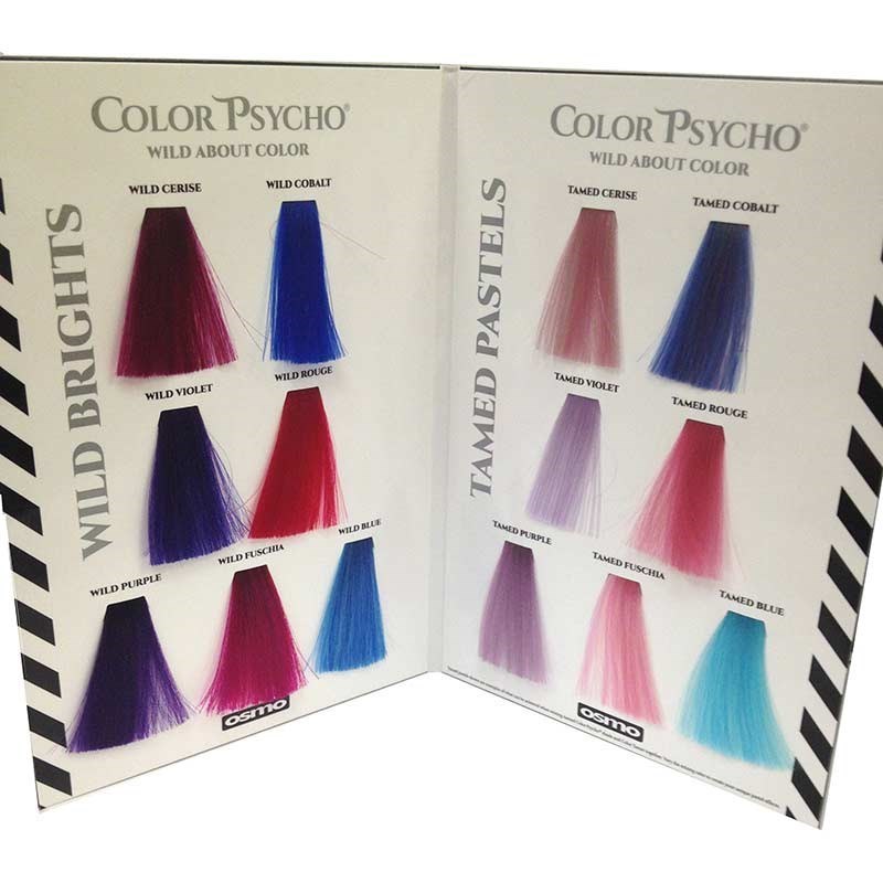 Osmo Color Psycho Tufted Shade Chart Shade Charts Capital Hair