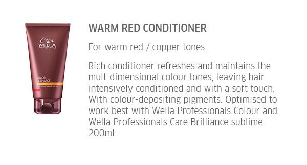 Warm Red Conditioner - for warm red / copper tones