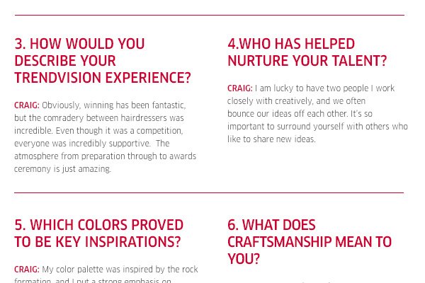 How would you describe your trendvision experience?