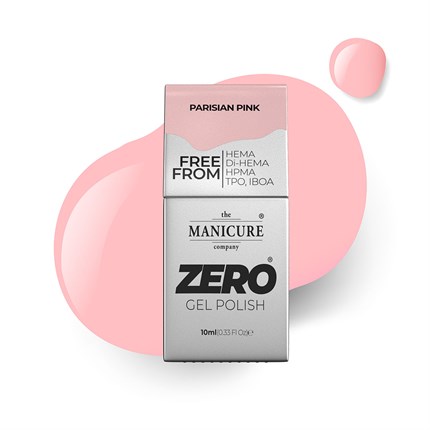 The Manicure Company Zero Gel Polish 10ml - Parisian Pink