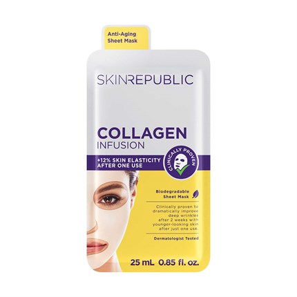 Skin Republic Collagen Infusion Face Sheet Mask