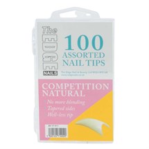 The Edge Competition Tips Natural Pk100 Assorted