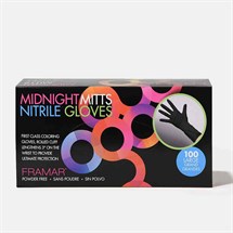 Framar Midnight Mitts Nitrile Gloves Medium 100pck