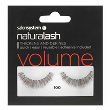 Salon System Naturalash Strip Lashes - 100 Black (Volume)