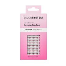 Salon System Russian Pro Fan - C Curl - 4D - 8-13mm