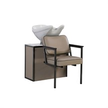 Salon Ambience Madisonwash Unit Upholstered Panels - White Basin